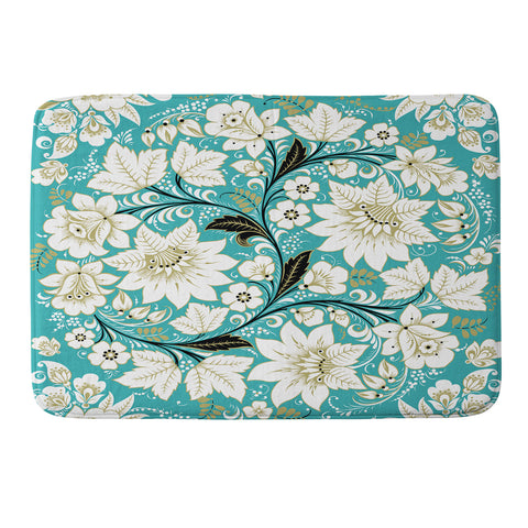 Juliana Curi Classic Turquoise Memory Foam Bath Mat