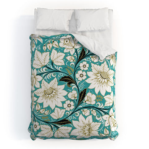 Juliana Curi Classic Turquoise Comforter
