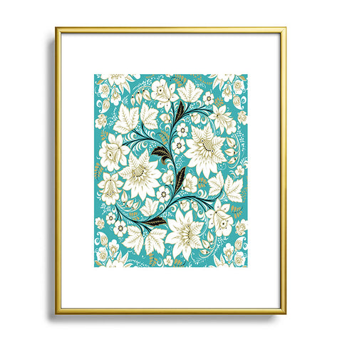 Juliana Curi Classic Turquoise Metal Framed Art Print