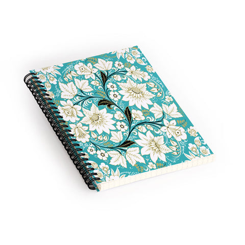 Juliana Curi Classic Turquoise Spiral Notebook