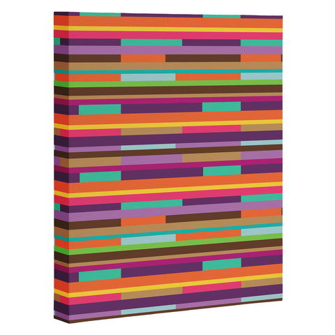Juliana Curi Color Stripes Art Canvas