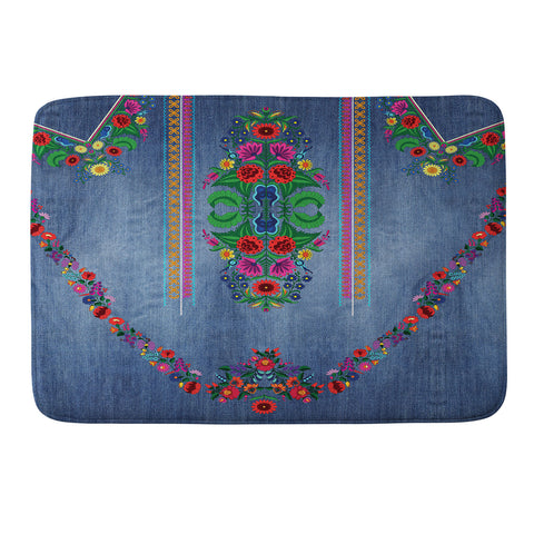 Juliana Curi Denim2 Memory Foam Bath Mat