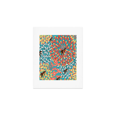 Juliana Curi Flower Dots 1 Art Print
