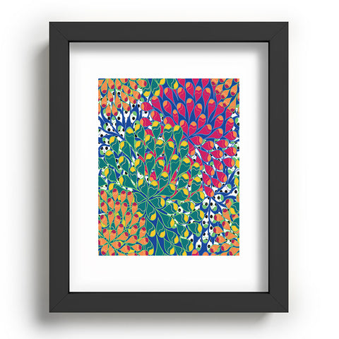 Juliana Curi Flower Dots 2 Recessed Framing Rectangle