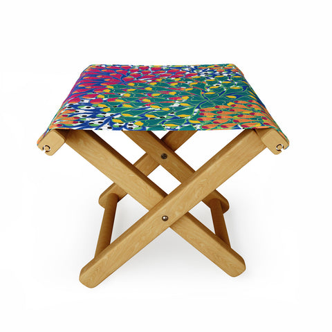 Juliana Curi Flower Dots 2 Folding Stool