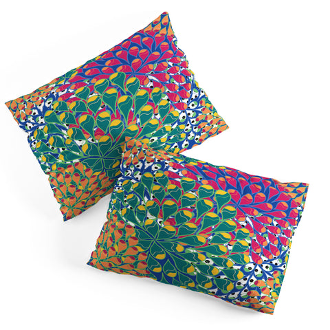 Juliana Curi Flower Dots 2 Pillow Shams