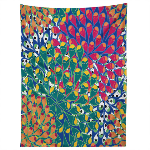 Juliana Curi Flower Dots 2 Tapestry