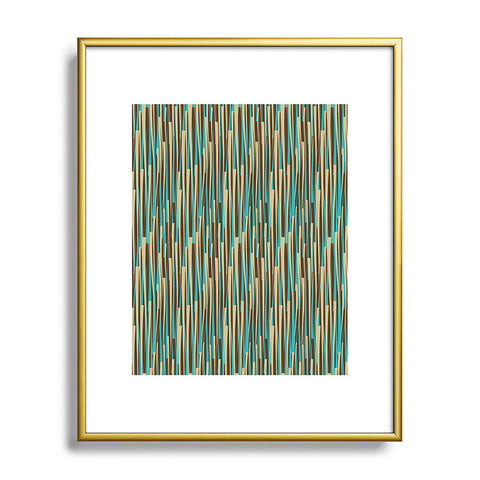 Juliana Curi Grass Modern Metal Framed Art Print