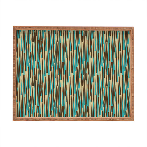 Juliana Curi Grass Modern Rectangular Tray