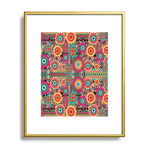 Juliana Curi Hapiness Crazy Metal Framed Art Print