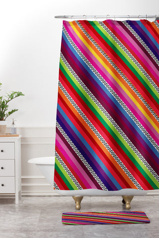 Juliana Curi incacompose Shower Curtain And Mat