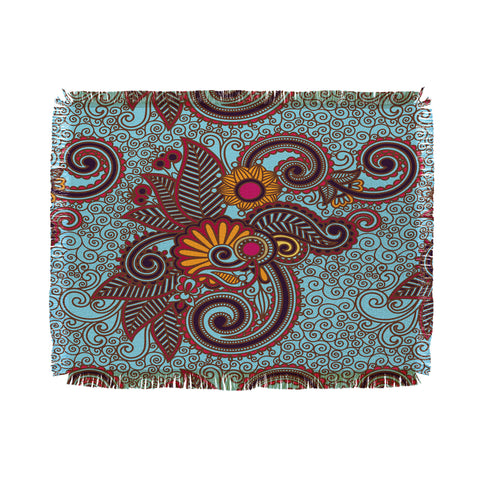 Juliana Curi India 3 Throw Blanket