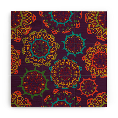 Juliana Curi India 4 Wood Wall Mural