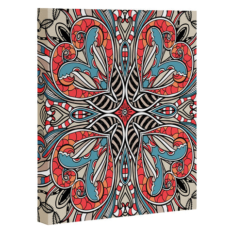 Juliana Curi Indu Offwhite Art Canvas