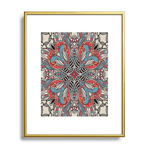 Juliana Curi Indu Offwhite Metal Framed Art Print