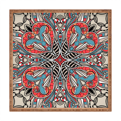 Juliana Curi Indu Offwhite Square Tray