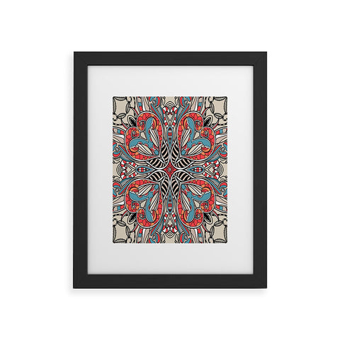 Juliana Curi Indu Offwhite Framed Art Print
