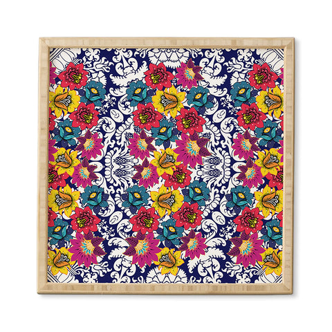 Juliana Curi Klein Blue Flower Framed Wall Art