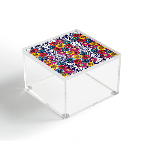 Juliana Curi Klein Blue Flower Acrylic Box