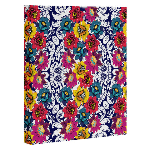 Juliana Curi Klein Blue Flower Art Canvas