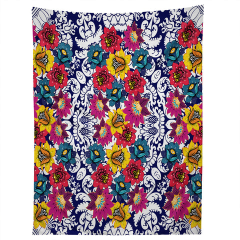 Juliana Curi Klein Blue Flower Tapestry