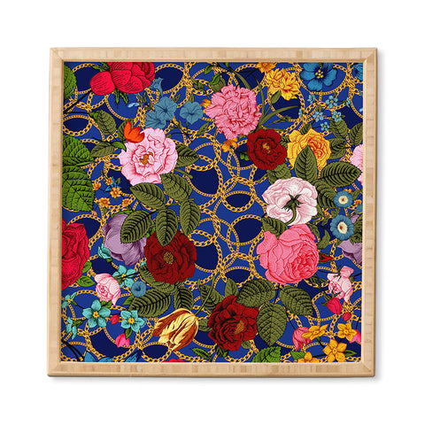 Juliana Curi Luxury Blue Framed Wall Art