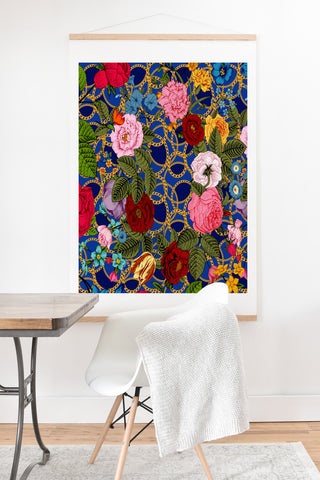 Juliana Curi Luxury Blue Art Print And Hanger