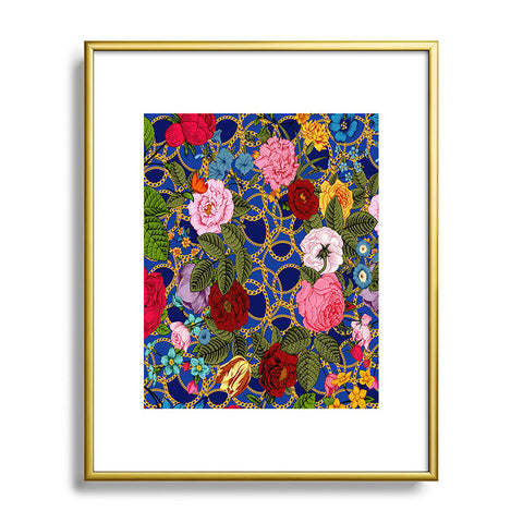 Juliana Curi Luxury Blue Metal Framed Art Print