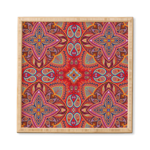 Juliana Curi Mandra Red Framed Wall Art