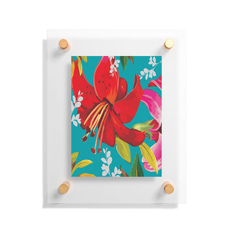 Juliana Curi Mix Flower 1 Floating Acrylic Print