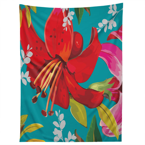 Juliana Curi Mix Flower 1 Tapestry