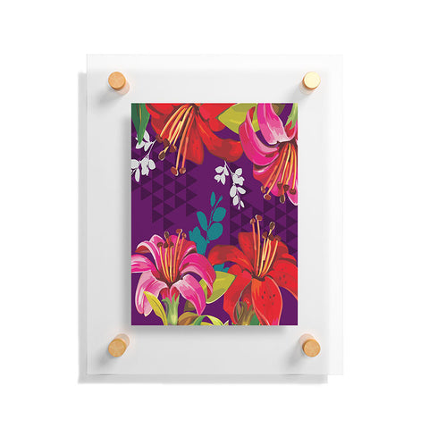 Juliana Curi Mix Flower 3 Floating Acrylic Print