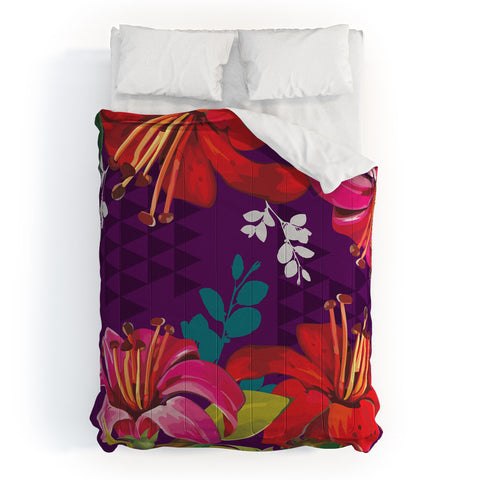 Juliana Curi Mix Flower 3 Comforter