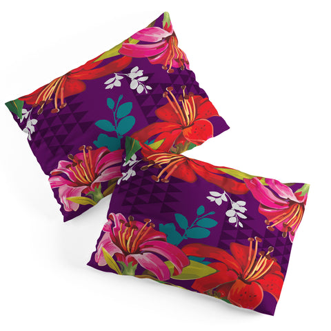 Juliana Curi Mix Flower 3 Pillow Shams