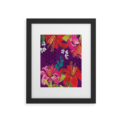 Juliana Curi Mix Flower 3 Framed Art Print