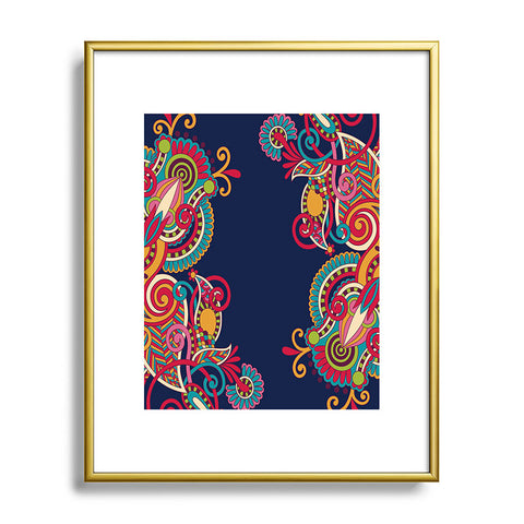 Juliana Curi Mix Pattern 1 Metal Framed Art Print