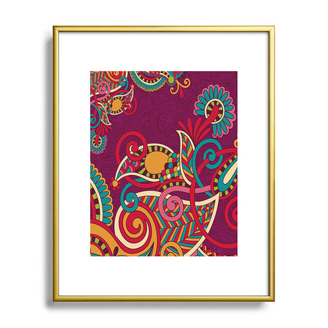Juliana Curi Mix Pattern 2 Metal Framed Art Print