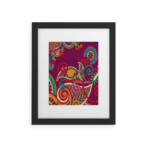 Juliana Curi Mix Pattern 2 Framed Art Print