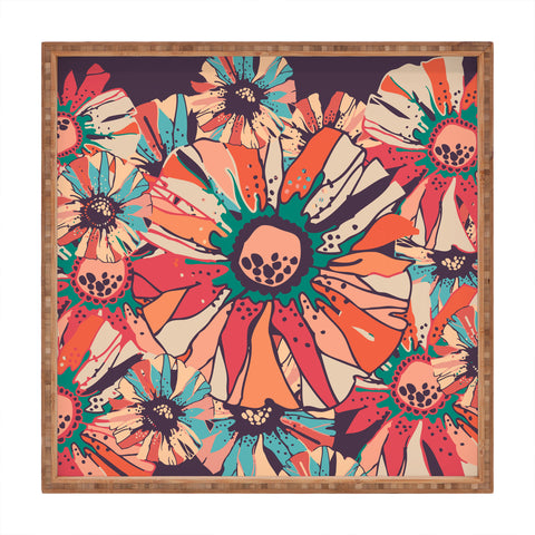 Juliana Curi Natural Flower Square Tray