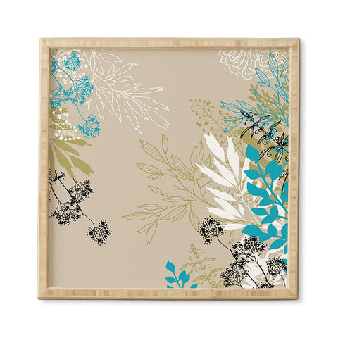 Juliana Curi Natural Leaves Framed Wall Art