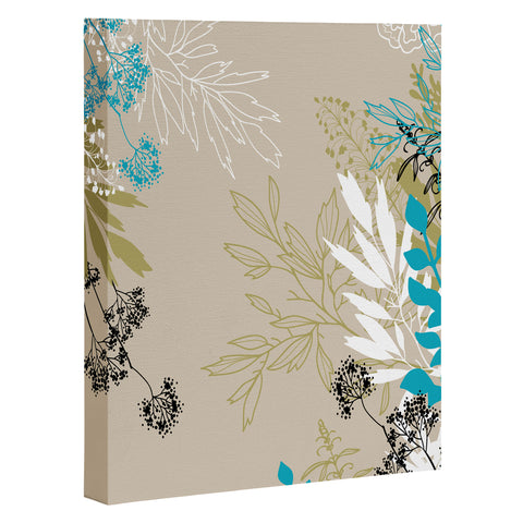 Juliana Curi Natural Leaves Art Canvas