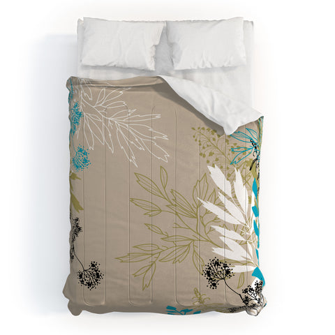 Juliana Curi Natural Leaves Comforter