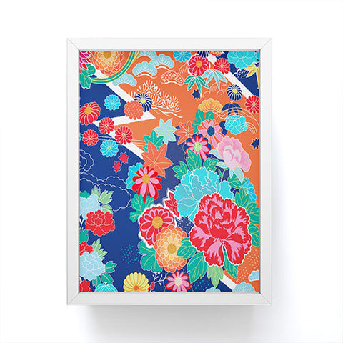 Juliana Curi Osaka Orange Framed Mini Art Print