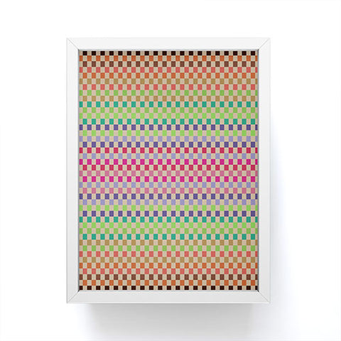 Juliana Curi Pattern Pixel 1 Framed Mini Art Print