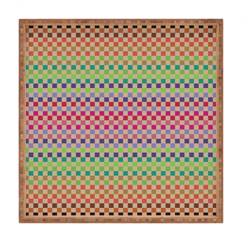 Juliana Curi Pattern Pixel 1 Square Tray