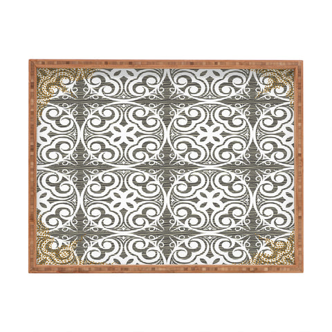 Juliana Curi Renda Natural Rectangular Tray