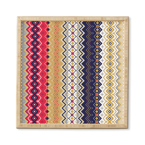 Juliana Curi Renda Pattern Framed Wall Art