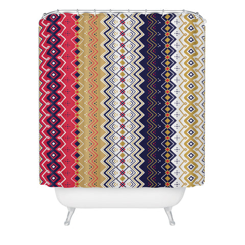 Juliana Curi Renda Pattern Shower Curtain