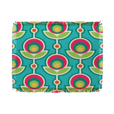 Juliana Curi Retro Soft Throw Blanket