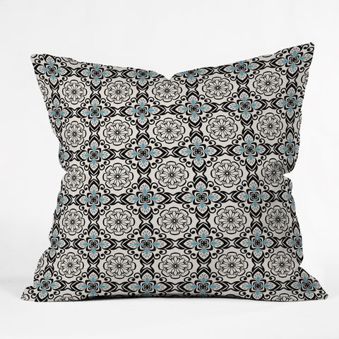 Juliana Curi Rococo Mix Outdoor Throw Pillow